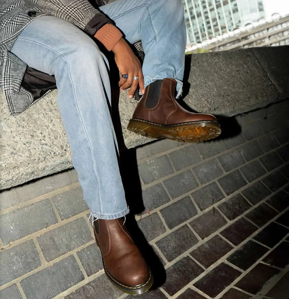 2976 Grizzly - Dark Brown Leather Boots