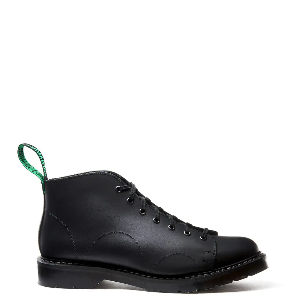 Solovair Monkey Boot - Greasy Black