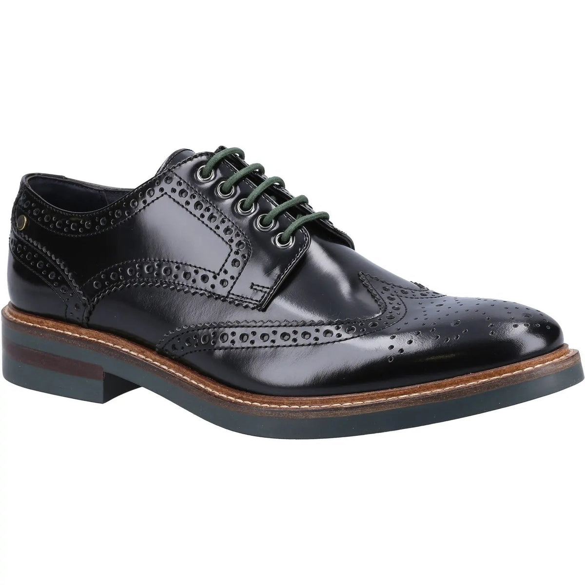Woburn Hi-Shine Brogue Shoe