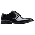 Base London Marley Lace Up Patent Shoe - Black