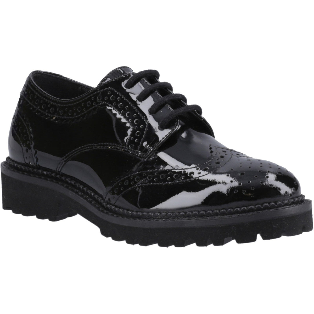 Gabi Lace Up Patent Snr